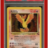 Fossil 12 Moltres Holo PSA 8