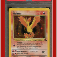 Fossil 12 Moltres Holo PSA 7