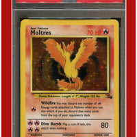 Fossil 12 Moltres Holo PSA 7