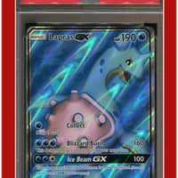 Sun & Moon 139 Full Art Lapras GX PSA 8