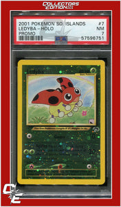 Southern Islands Promo 7 Ledyba Holo PSA 7