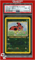 Southern Islands Promo 7 Ledyba Holo PSA 8
