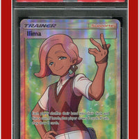 Sun & Moon 146 Full Art Ilima PSA 8