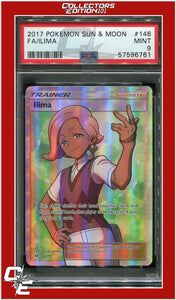 Sun & Moon 146 Full Art Ilima PSA 9