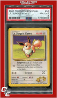 Gym Challenge 51 LT. Surge's Eevee PSA 8
