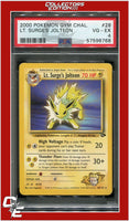 Gym Challenge 28 LT. Surge's Jolteon PSA 4
