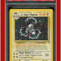 Gym Heroes 8 LT. Surge's Magneton Holo PSA 5