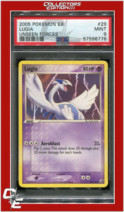 EX Unseen Forces 29 Lugia PSA 9