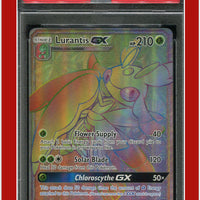 Sun & Moon 150 Full Art Lurantis GX Secret PSA 9