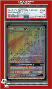 Sun & Moon 150 Full Art Lurantis GX Secret PSA 9