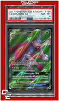 Sun & Moon 138 Full Art Lurantis GX PSA 8
