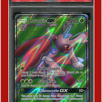 Sun & Moon 138 Full Art Lurantis GX PSA 8