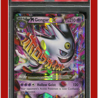 XY Black Star Promo XY166 M Gengar EX PSA 7