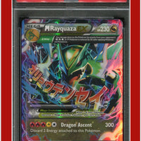 Roaring Skies 61 M Rayquaza EX PSA 8