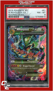 Roaring Skies 61 M Rayquaza EX PSA 8