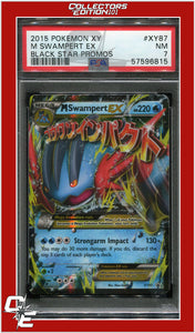 XY Black Star Promo XY87 M Swampert EX PSA 7