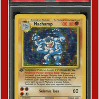 Base Set 8 Machamp Holo 1st Edition PSA 5