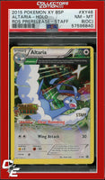 Black Star Promo Altaria XY46 Roaring Skies Prerelease STAFF PSA 8 (OC)
