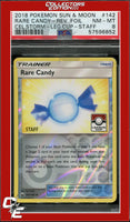 Celestial Storm Rare Candy 142 Reverse Holo League Cup STAFF PSA 8
