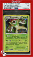 Black Star Promo Chesnaught XY68 BREAKthrough Prerelease STAFF PSA 7
