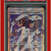 Hidden Fates SV81 Full Art Aether Foundation Employee PSA 10