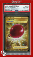 Sword & Shield 213 Full Art Air Balloon Secret PSA 10
