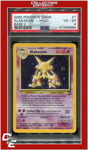 Base Set II 1 Alakazam Holo PSA 4