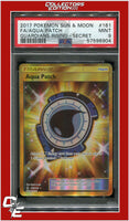 Guardians Rising 161 Full Art Aqua Patch Secret PSA 9
