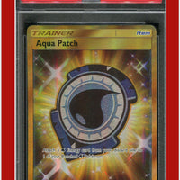 Guardians Rising 161 Full Art Aqua Patch Secret PSA 9