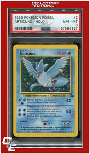 Fossil 2 Articuno Holo PSA 8