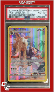 Cosmic Eclipse 248 Full Art Stoutland Secret PSA 8