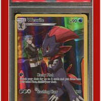 Cosmic Eclipse 238 Full Art Weavile Secret PSA 9