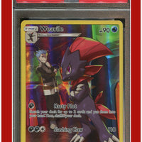 Cosmic Eclipse 238 Full Art Weavile Secret PSA 8