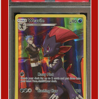 Cosmic Eclipse 238 Full Art Weavile Secret PSA 7