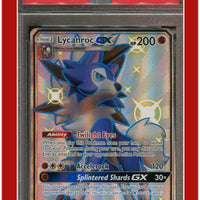 Hidden Fates SV67 Full Art Lycanroc GX PSA 9