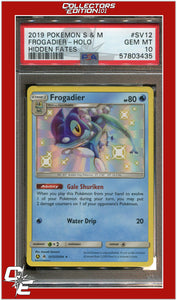 Hidden Fates SV12 Frogadier Holo PSA 10