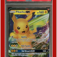 SM Black Star Promo SM232 Pikachu GX PSA 9