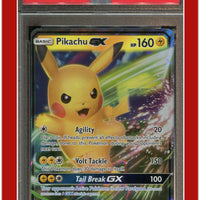 SM Black Star Promo SM232 Pikachu GX PSA 9