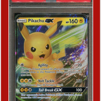 SM Black Star Promo SM232 Pikachu GX PSA 9