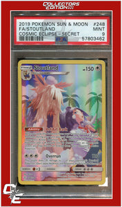 Cosmic Eclipse 248 Full Art Stoutland Secret PSA 9