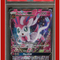 Guardians Rising 92a Sylveon GX Yellow A Alternate Art PSA 8