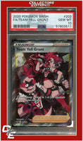 Sword & Shield 202 Full Art Team Yell Grunt PSA 10
