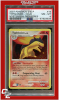 Mysterious Treasures 16 Typhlosion Holo PSA 8
