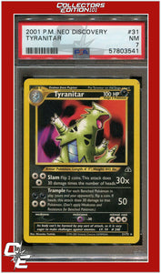 Neo Discovery 31 Tyranitar PSA 7