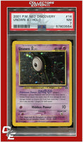 Neo Discovery 14 Unown A Holo PSA 7
