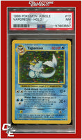 Jungle 12 Vaporeon Holo PSA 7
