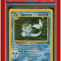 Jungle 12 Vaporeon Holo PSA 7