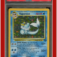 Jungle 12 Vaporeon Holo PSA 8