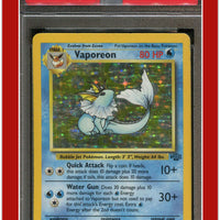 Jungle 12 Vaporeon Holo PSA 6