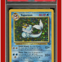 Jungle 12 Vaporeon Holo PSA 5